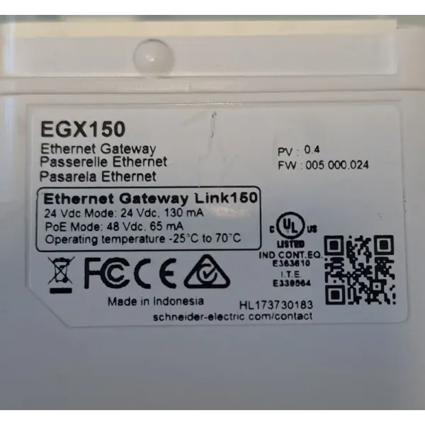 SCHNEIDER  EGX150