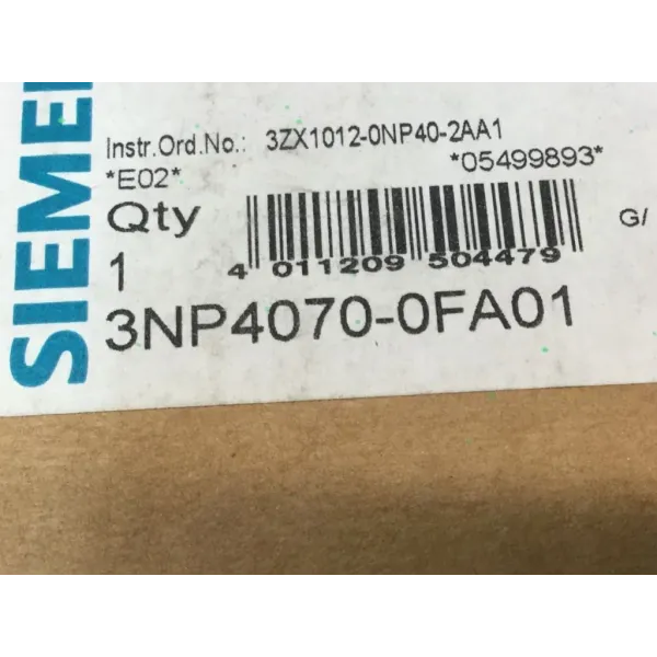 SIEMENS 3NP40700FA01