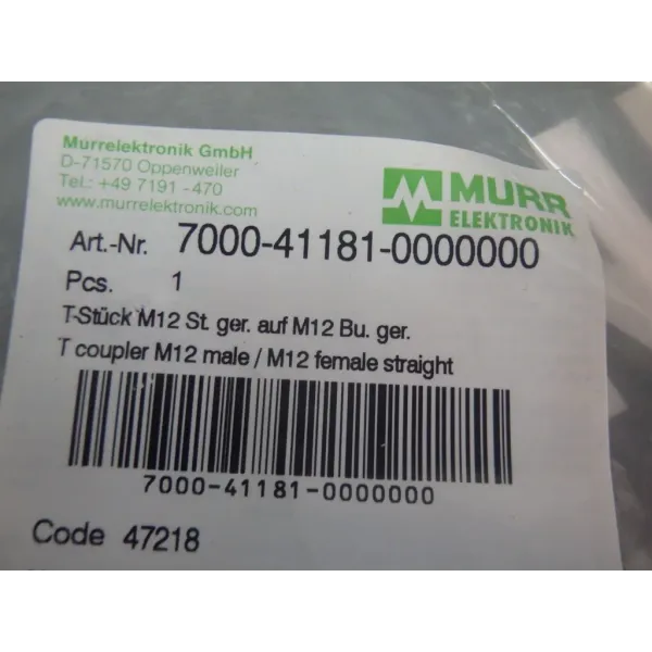 MURR ELEKTRONIK  7000-41181-0000000