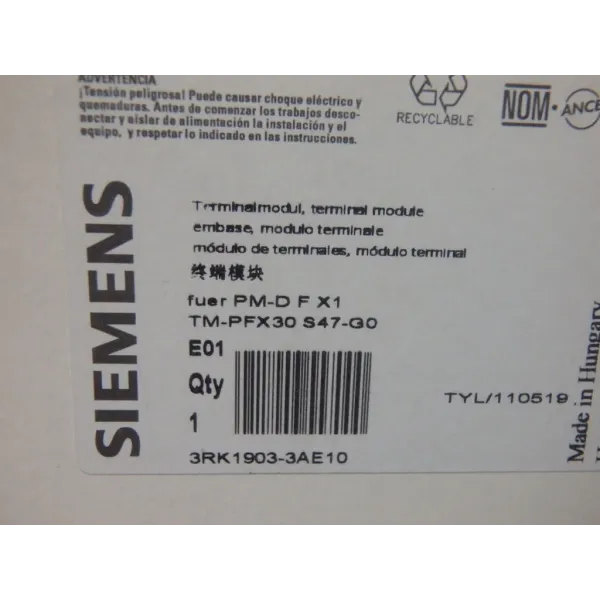 SIEMENS 3RK1903-3AE10