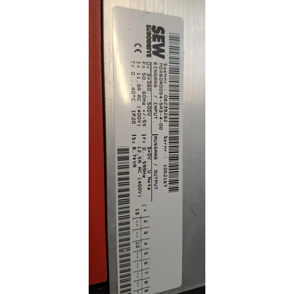 SEW EURODRIVE  MDX60A0054-5A3-4-00 + MC07B0055-5A3-4-00