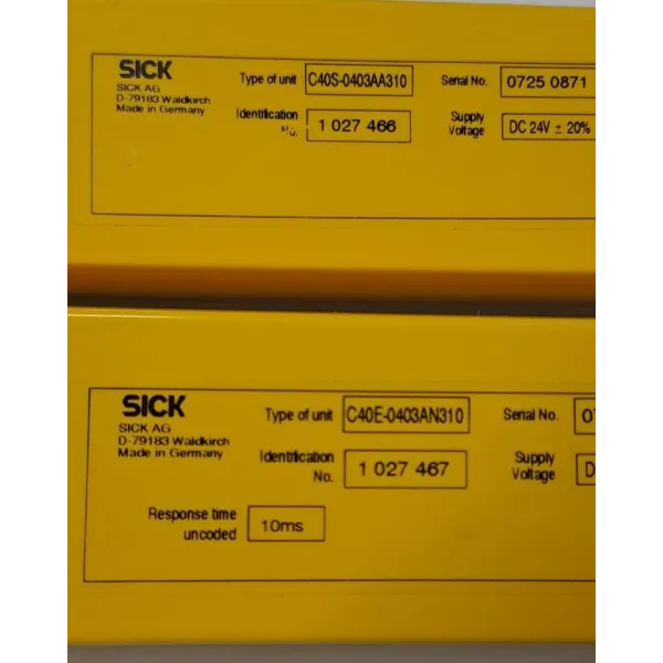 SICK  C40E-0403AN310 + C40S-0403AA310 