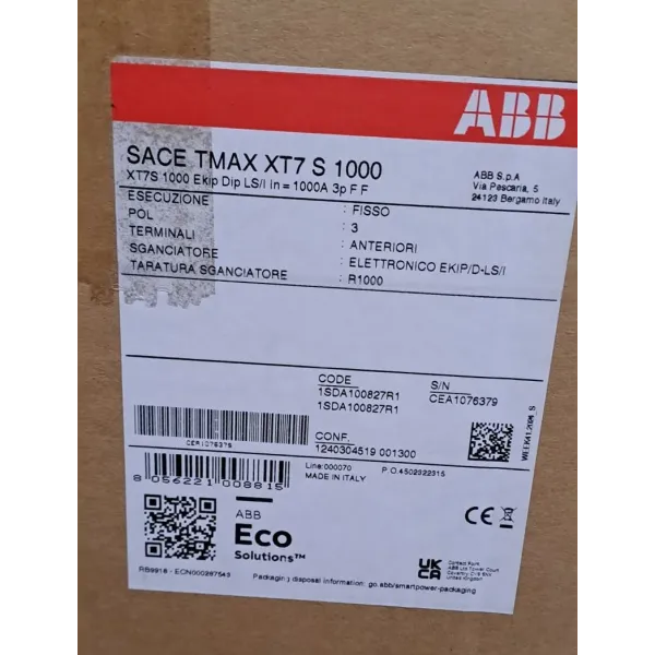 ABB SACE TMAX XT7 S 1000