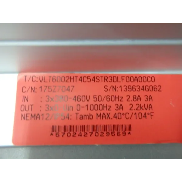 DANFOSS 175Z7047