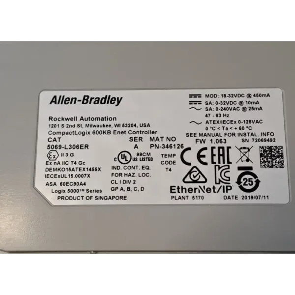 ALLEN BRADLEY  5069-L306ER
