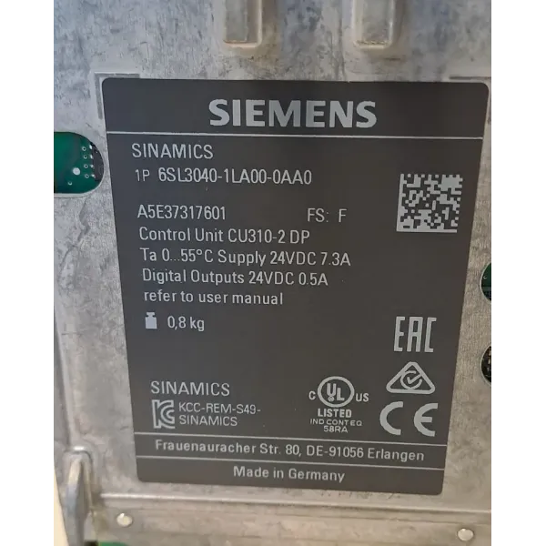 SIEMENS 6SL3040-1LA00-0AA0