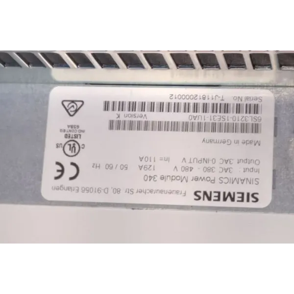 SIEMENS 6SE3210-1SE31-1UA0