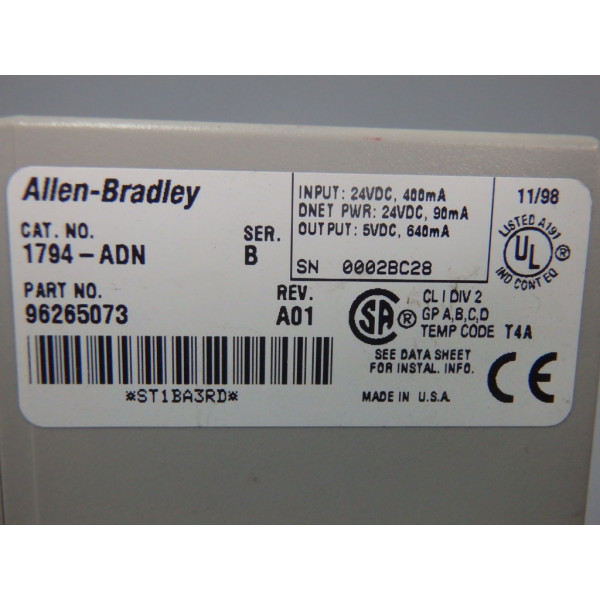 ALLEN-BRADLEY 1794-ADN