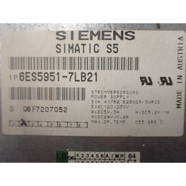 SIEMENS  6ES5951-7LB21