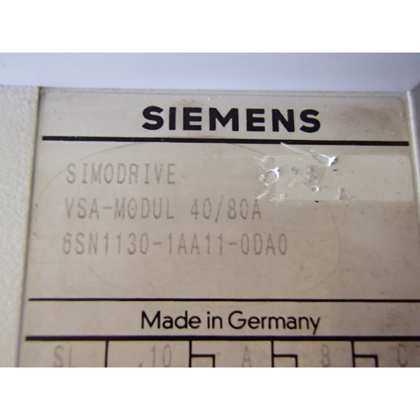 SIEMENS 6SN11301AA110DA0