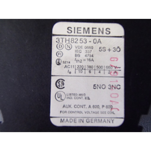 SIEMENS 3TH8253-0A