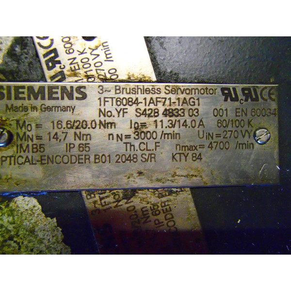 SIEMENS 1FT6084-1AF71-1AG1