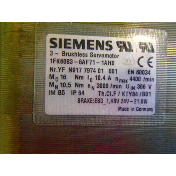 SIEMENS 1FK6083-6AF71-1AH0