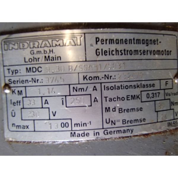 INDRAMAT MDC9-30-B/SSA-1/S031