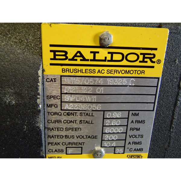 BALDOR W115/057419325CD121-12201