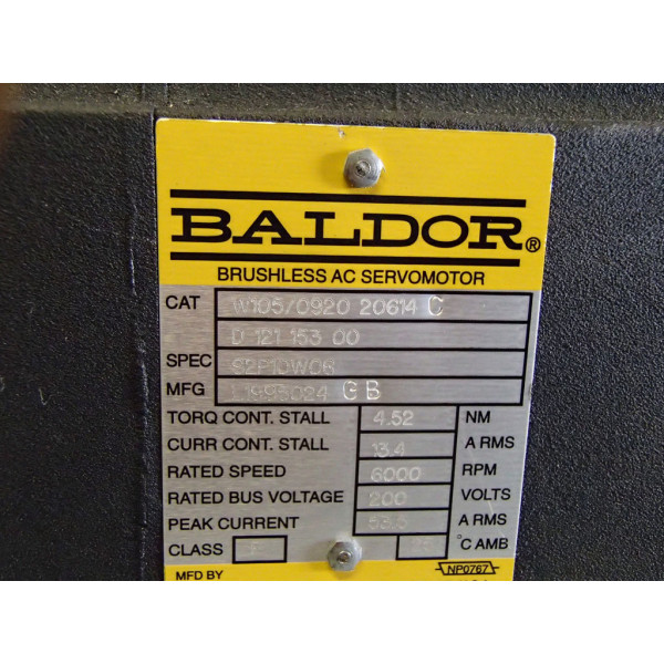 BALDOR W105/092020614CD12115300