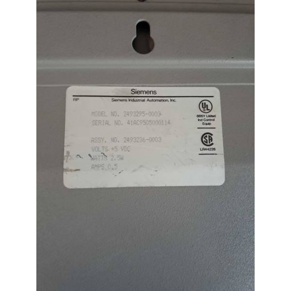 SIEMENS 2493295-0003