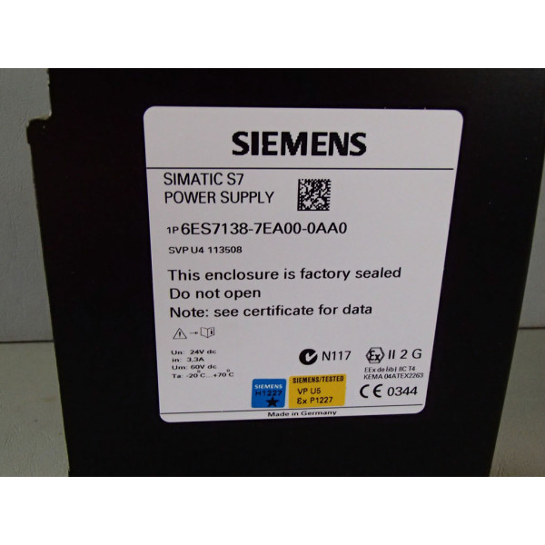 SIEMENS 6ES7138-7EA00-0AA0