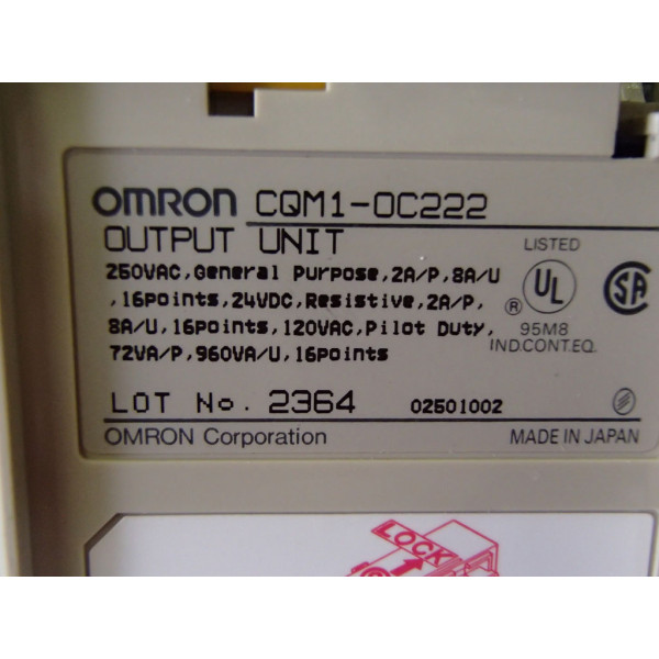 OMRON CQM1-OC222