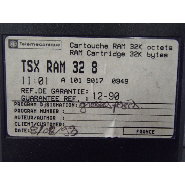 TÉLÉMÉCANIQUE  TSXRAM328