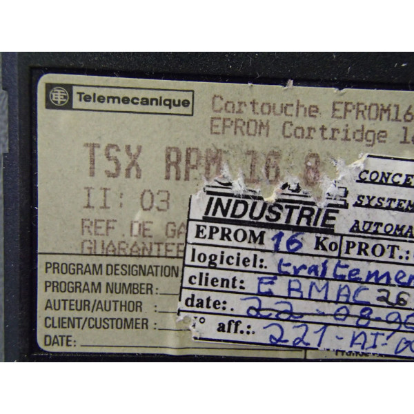 TÉLÉMÉCANIQUE  TSXRPM168