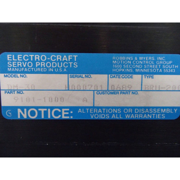 ELECTRO CRAFT BRU-2009101-1000