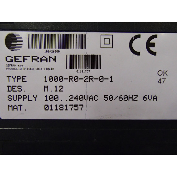 GEFRAN 1000-RO-2R-0-1