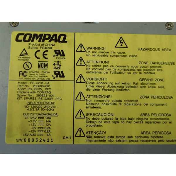COMPAQ PS-6231-2A