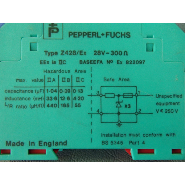 PEPPERL+FUCHS Z428/EX