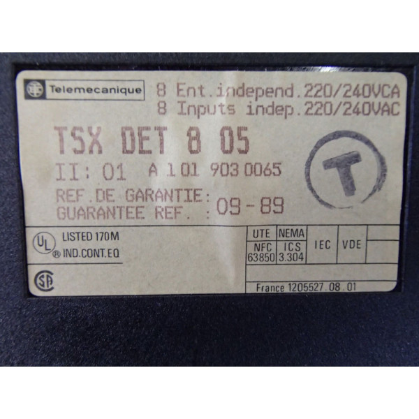 TÉLÉMÉCANIQUE  TSXDET805