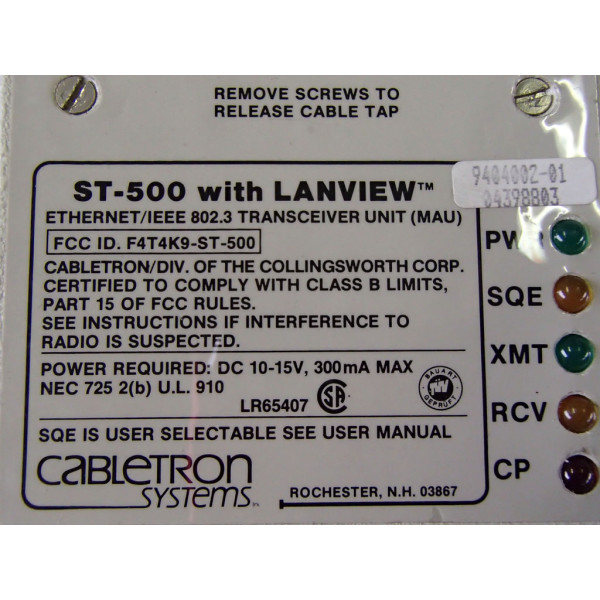 CABLETRON SYSTEMS ST-500
