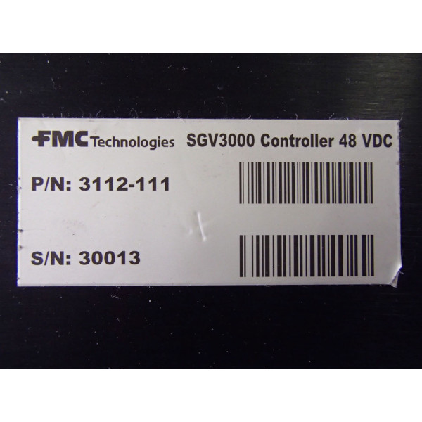 FMC TECHNOLOGIES SGV3000