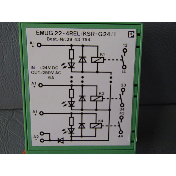 PHOENIX CONTACT EMUG22-4REL/KSR-G24-1