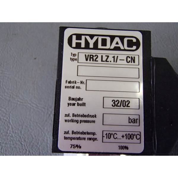 HYDAC VR2LZ.1/-CN