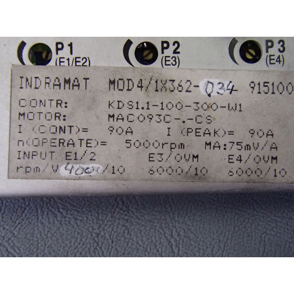 INDRAMAT MOD4/1X362-034