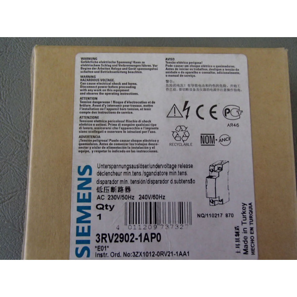 SIEMENS 3RV2902-1AP0