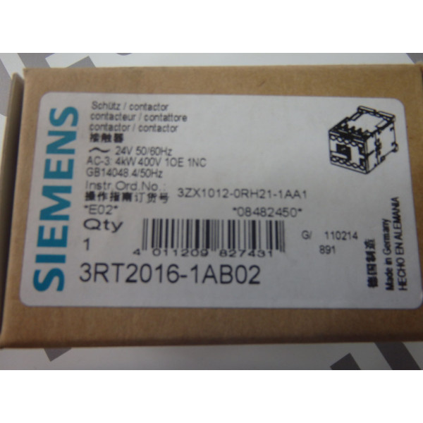 SIEMENS 3RT2016-1AB02