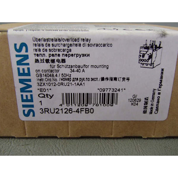 SIEMENS 3RU2126-4FB0