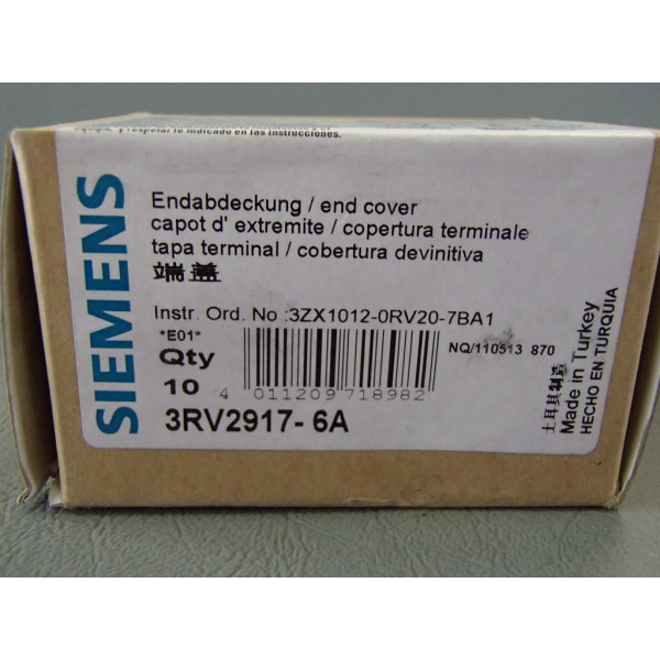 SIEMENS 3RV2917-6A