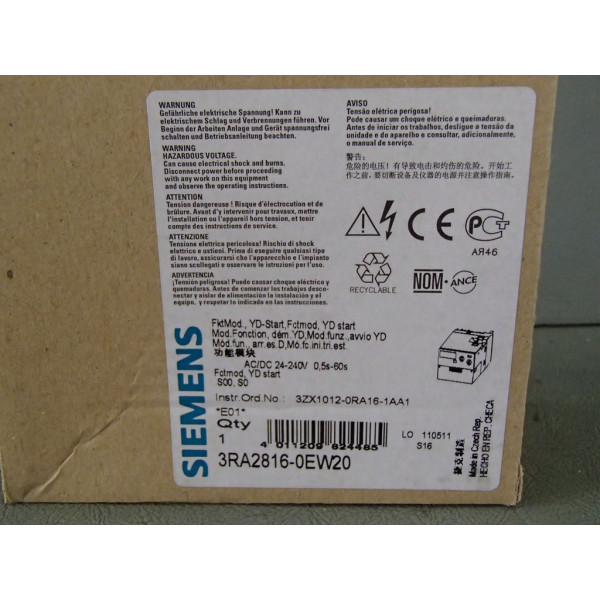 SIEMENS 3RA2816-0EW20