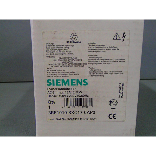 SIEMENS 3RE1010-8XC17-0AP0