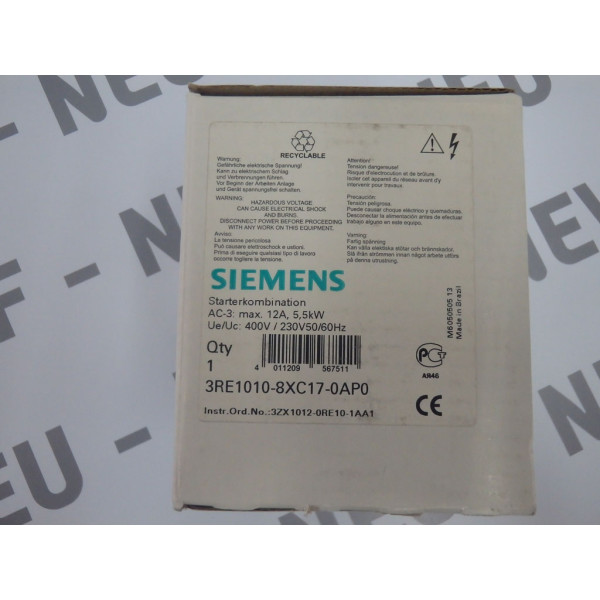 SIEMENS 3RE1010-8XC17-0AP0