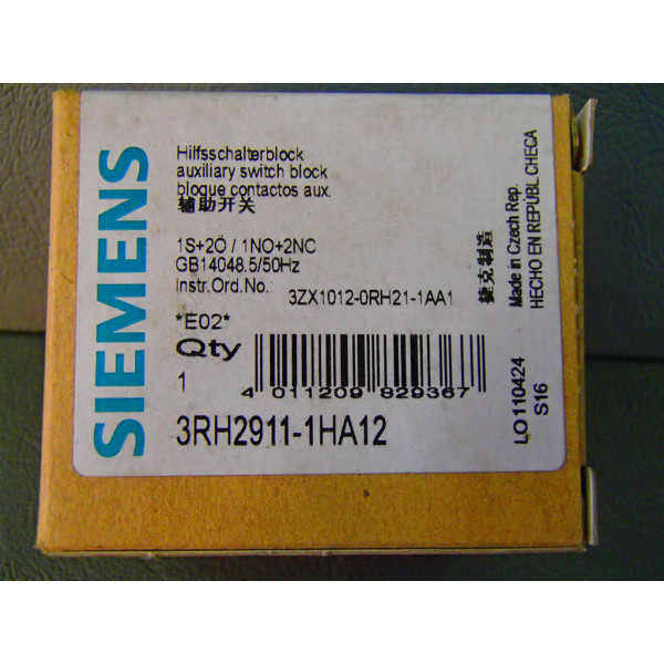 SIEMENS 3RH2911-1HA12