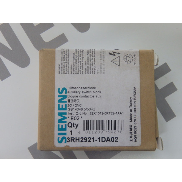 SIEMENS 3RH2921-1DA02