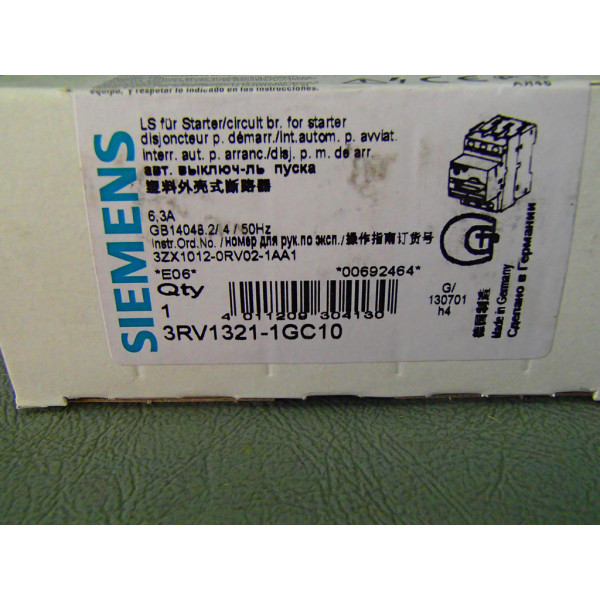 SIEMENS 3RV1321-1GC10