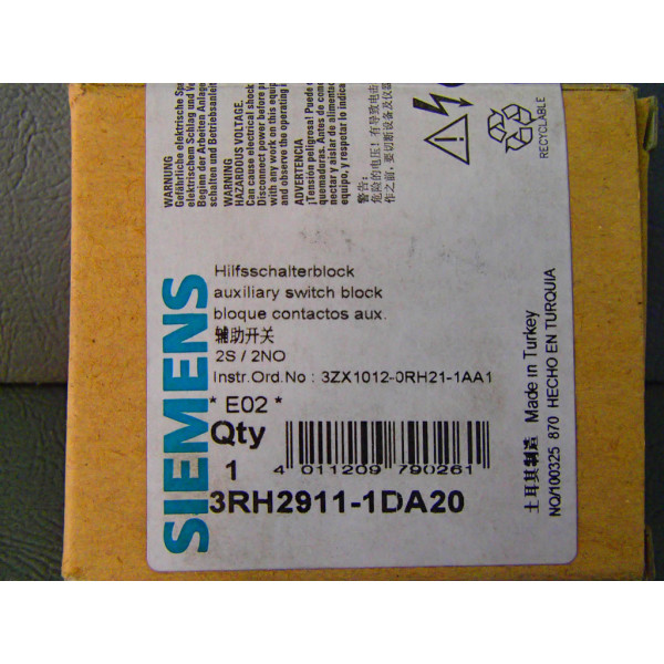 SIEMENS 3RH2911-1DA20