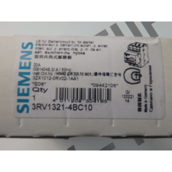 SIEMENS 3RV1321-4BC10