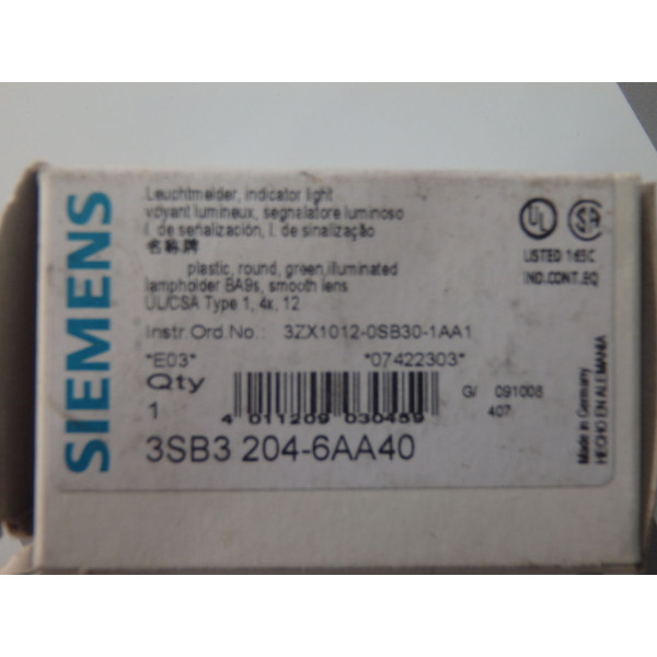 SIEMENS 3SB3204-6AA40