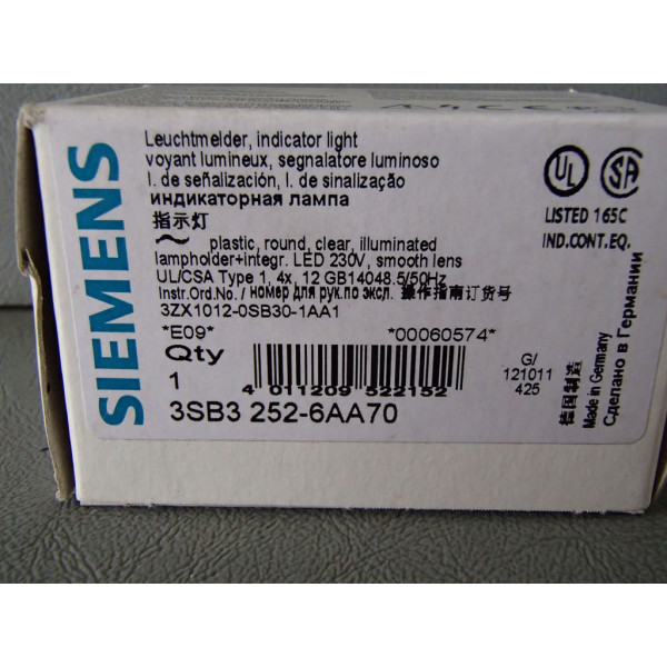 SIEMENS 3SB3252-6AA70