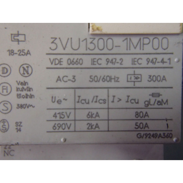 SIEMENS 3VU1300-1MP00